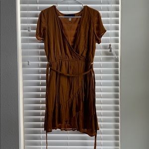 Burnt orange fall dress!